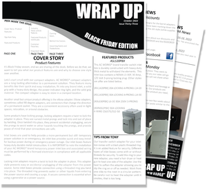 Download Issue 33 of the WRAP UP Newsletter | Black Friday Edition