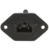 AC WORKS® [AD1308-FG] IEC C14/ SHEET E with Mounting Holes to U.S. Household NEMA 5-15R Connector