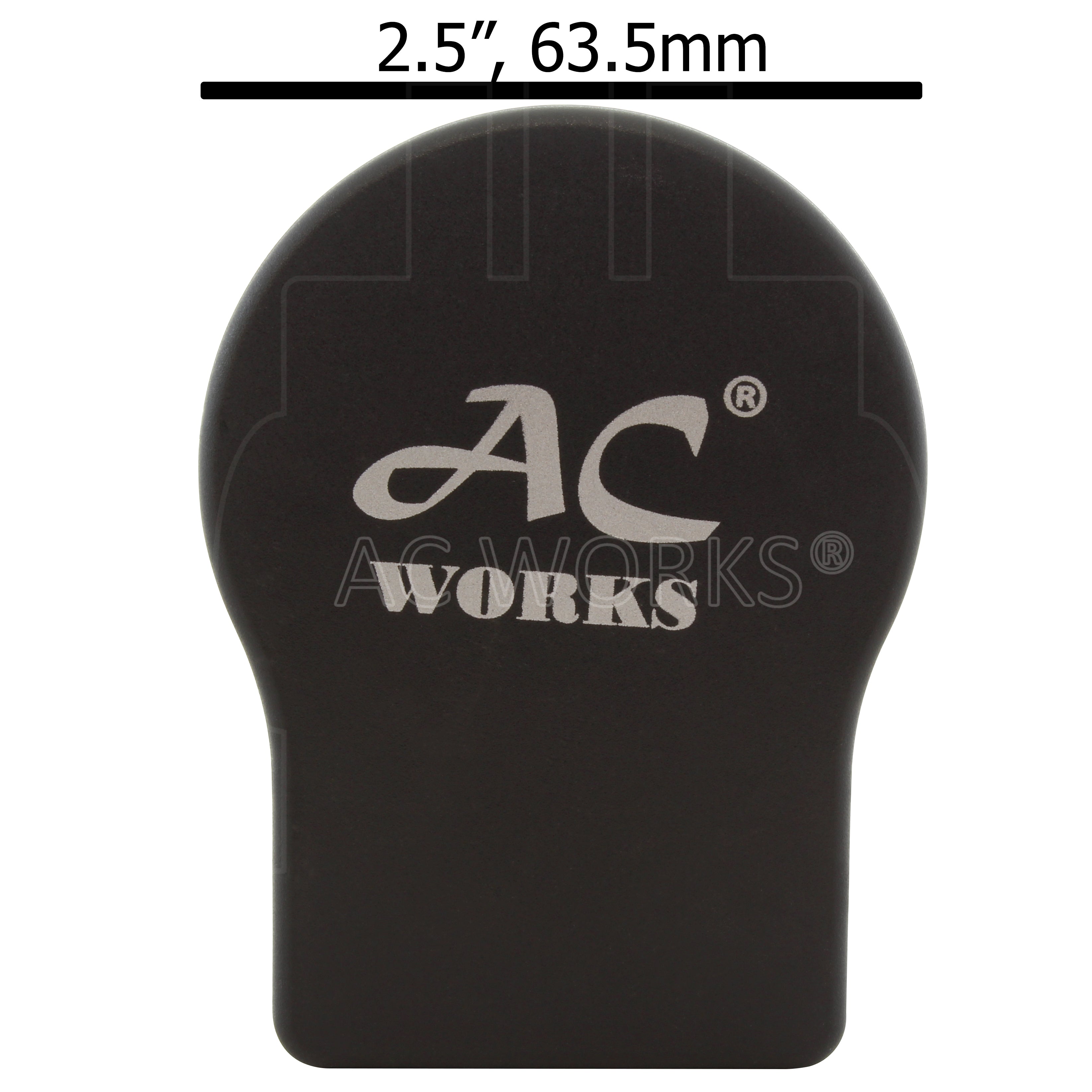 2.5 inch / 63.5 millimeter wide AC WORKS elbow wiring case