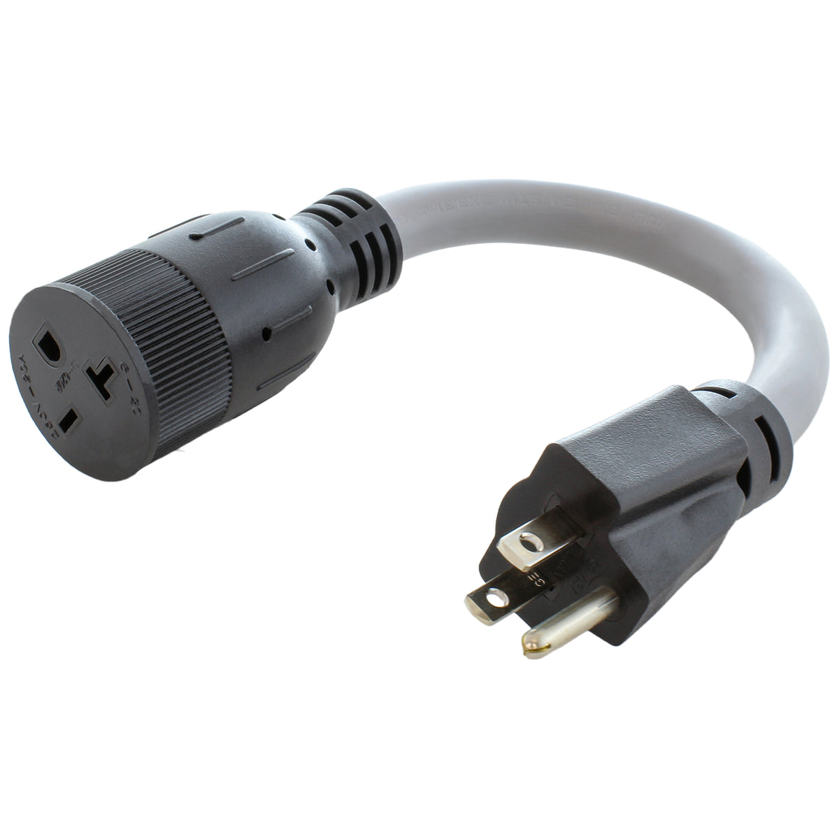ev charging adapter with household plug to 6-20