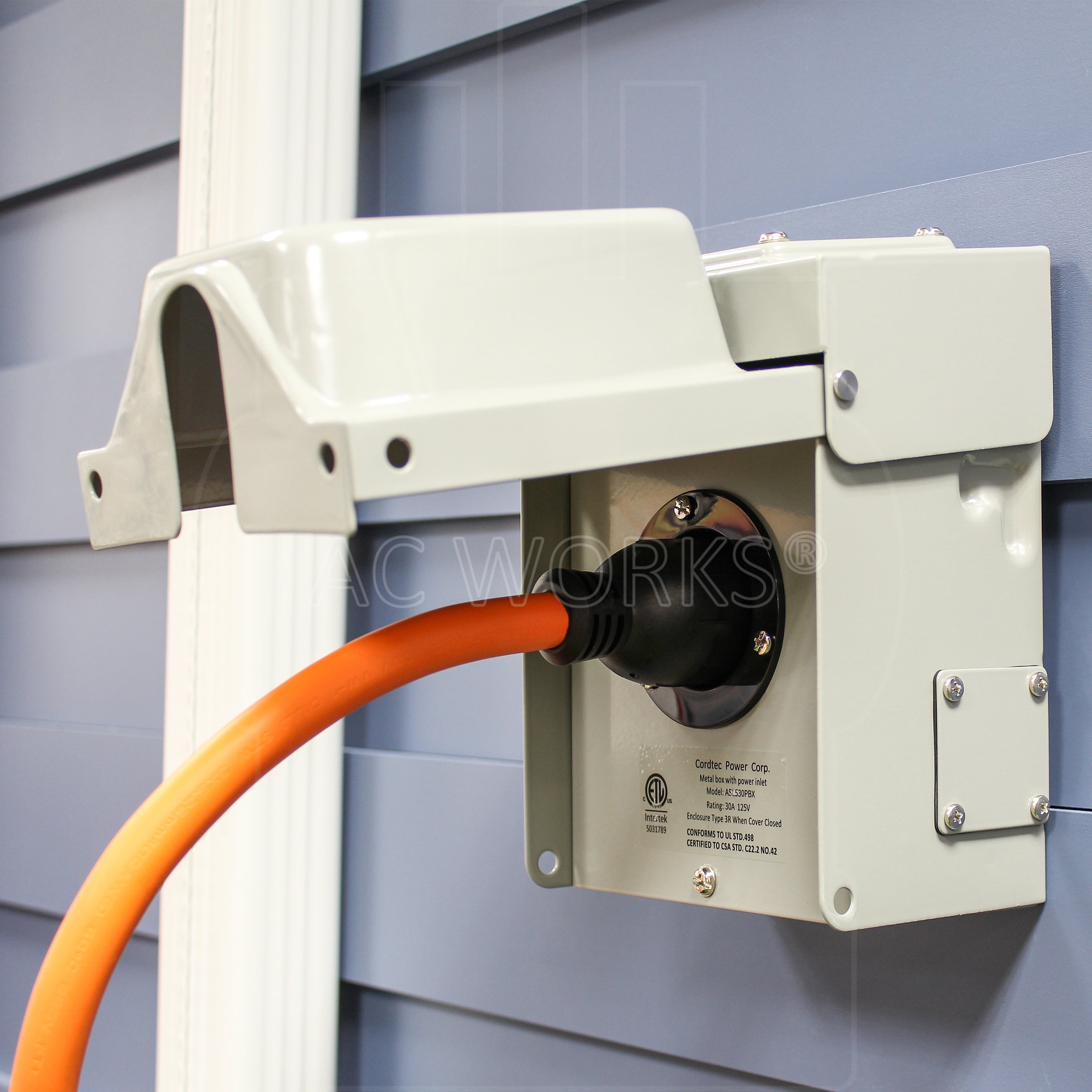 application with inlet box