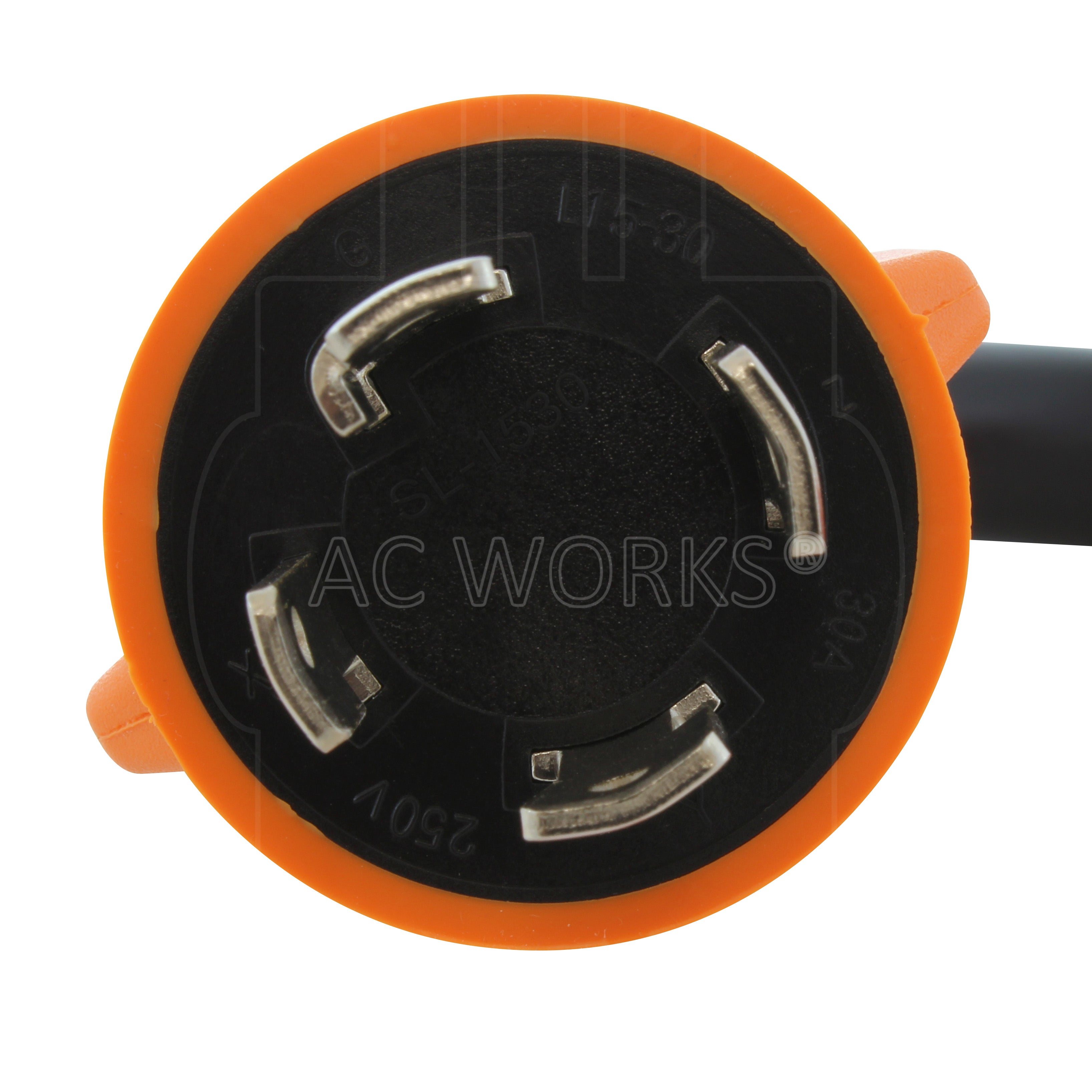 NEMA L15-30P 30A 4-prong 3-phase 250V plug