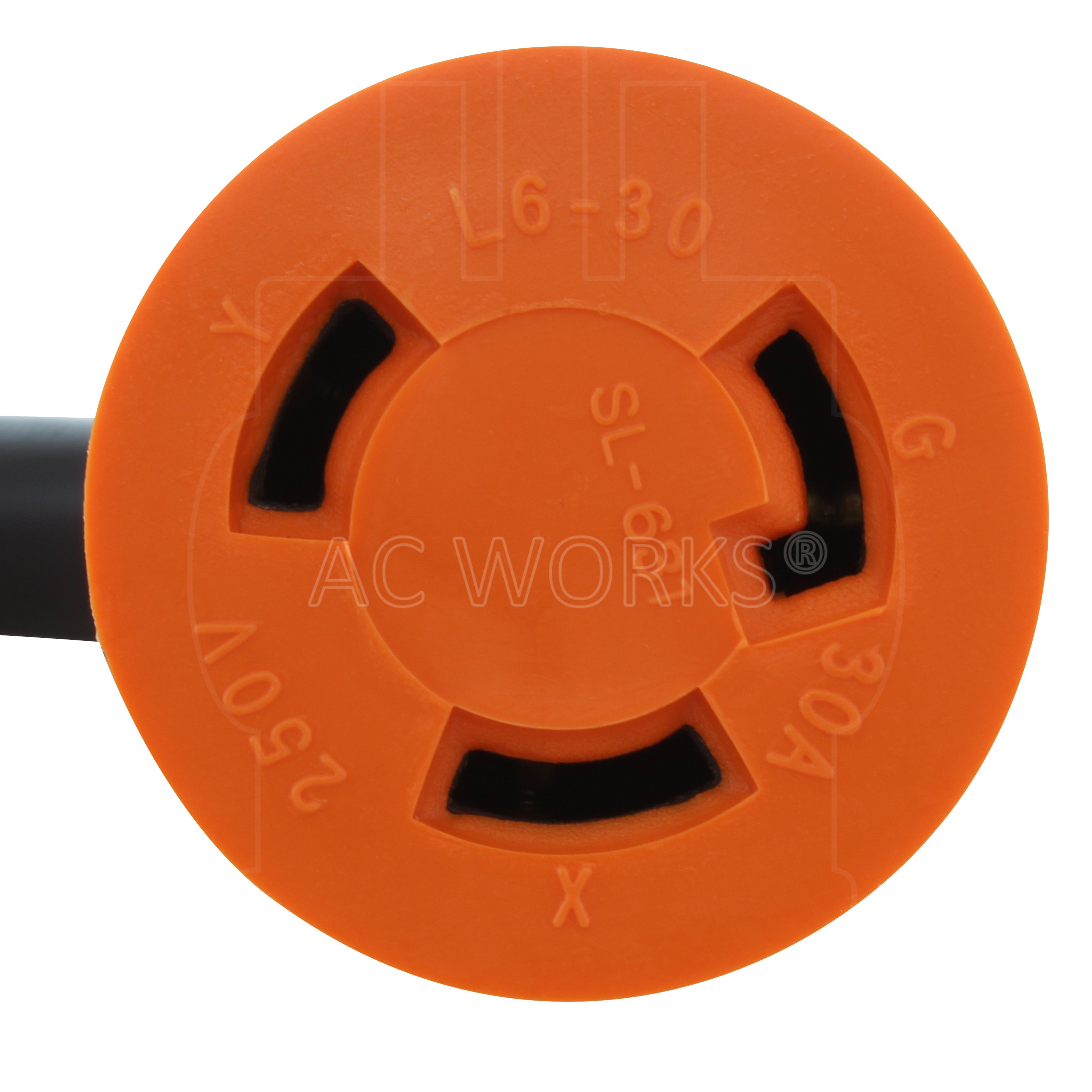 NEMA L6-30R 30A 250V 3-prong female connector