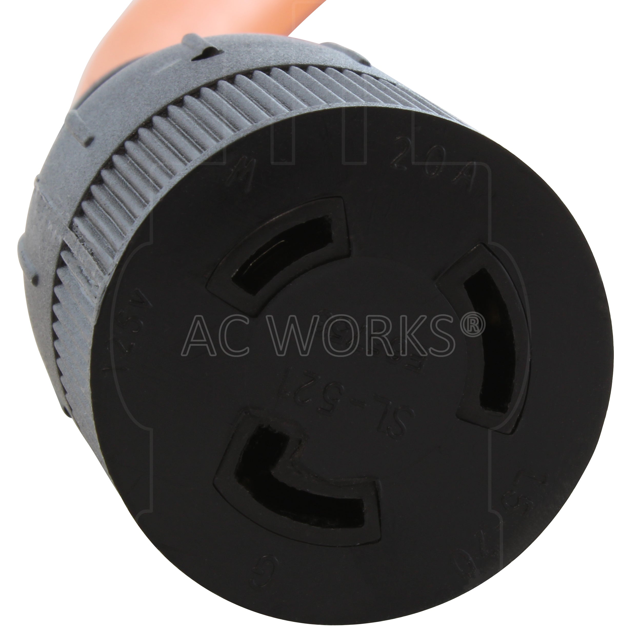 NEMA L5-20R, twist lock Connector