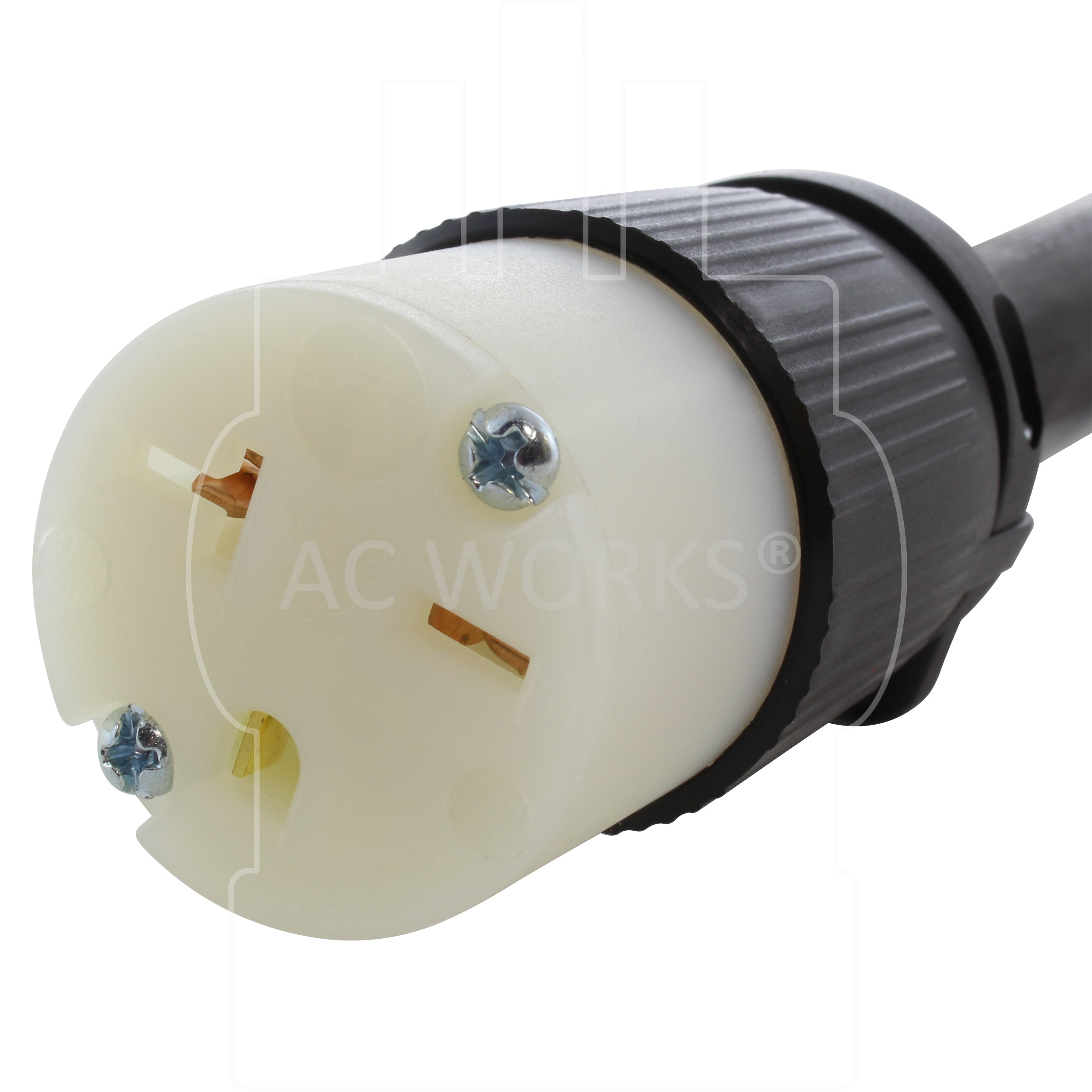 NEMA 6-20R, T-blade Female Connector
