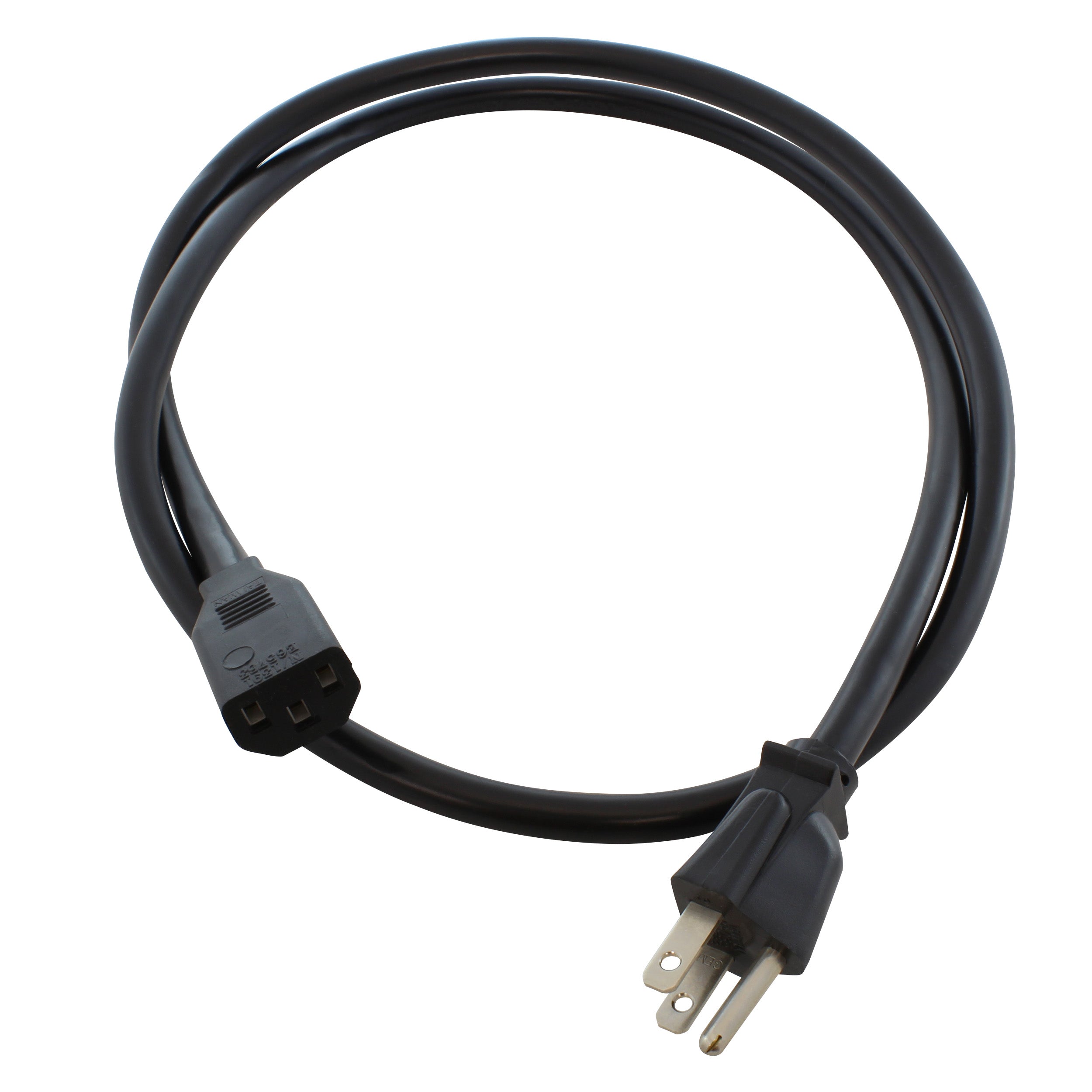 AC WORKS brand 4 FT NEMA 5-15P to IEC C13 cord