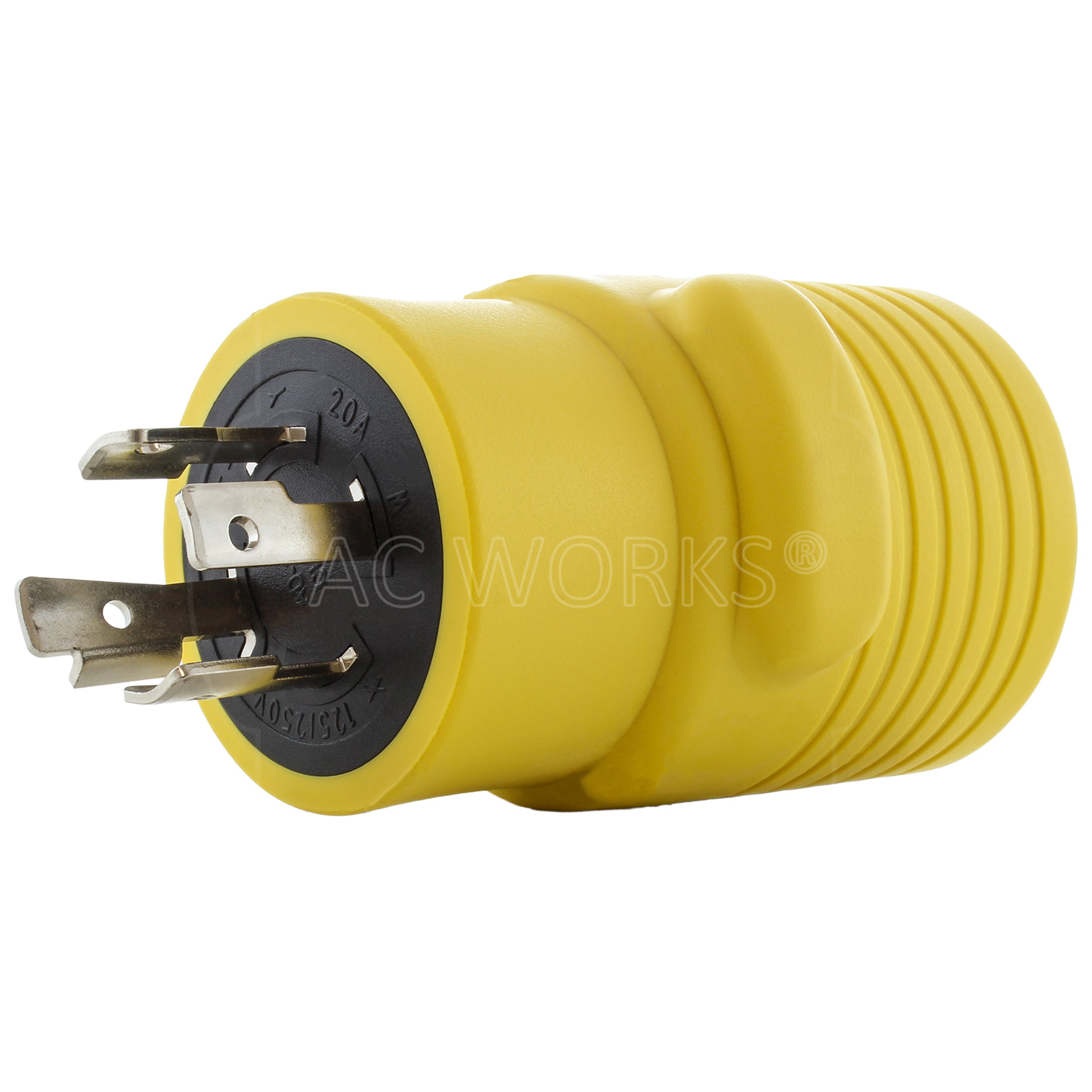ev charging adaptor with locking male plug