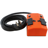 AC WORKS® [S1430PDU] NEMA 14-30 4-Prong Dryer Plug to PDU OUTLET BOX (GFCI & Breakers)