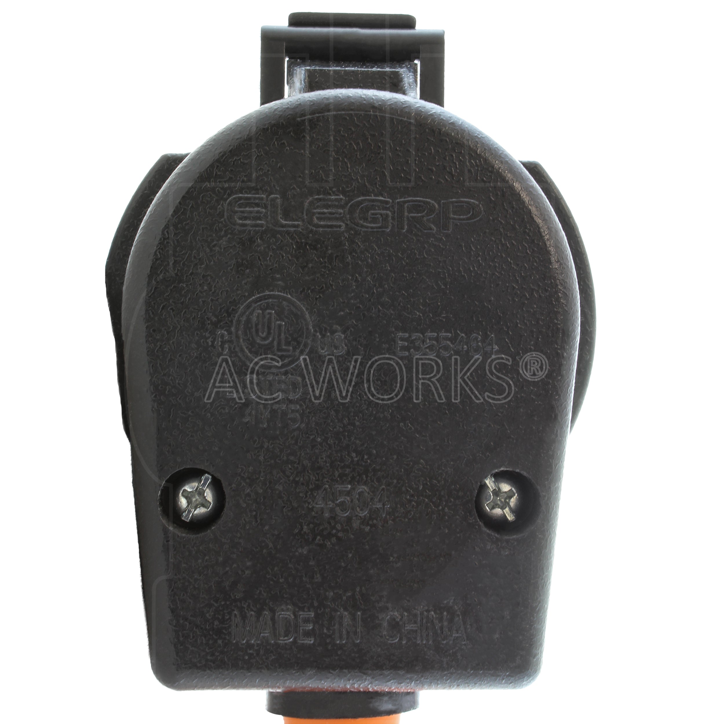 back casing for assembly plug
