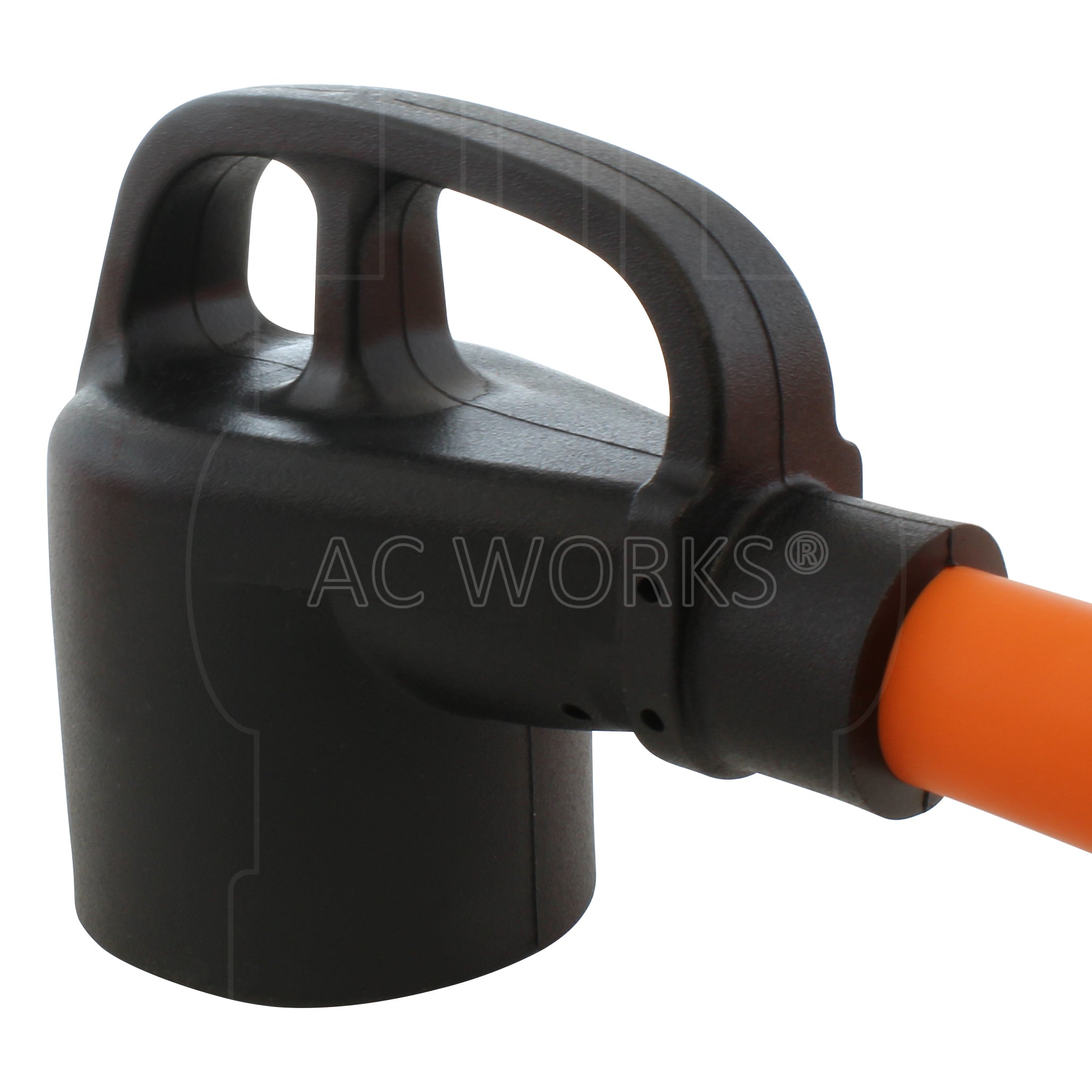 Female receptacle end with easy removal handle