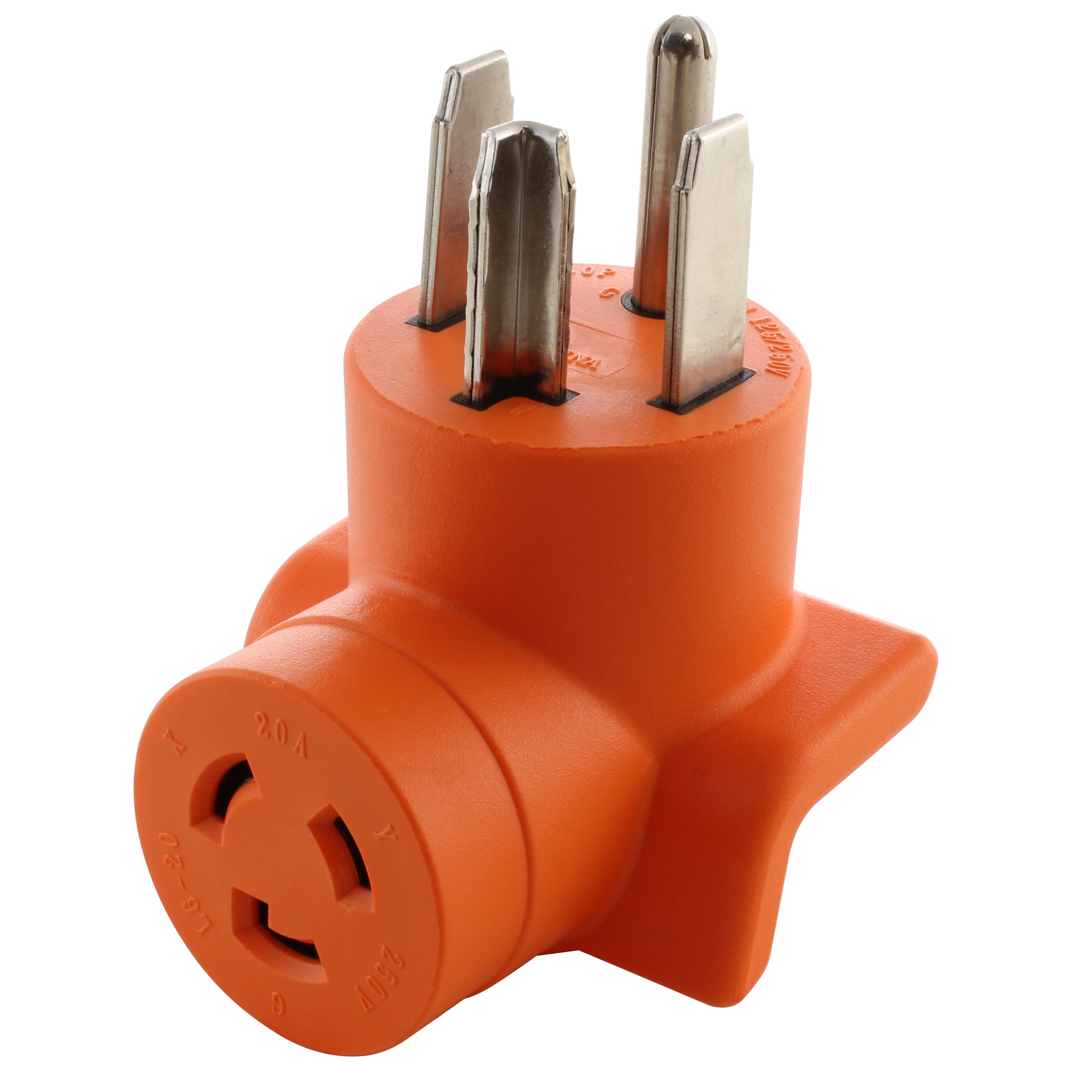 AC WORK® Dryer Outlet Adapter NEMA 14-30P 30A Dryer plug to NEMA