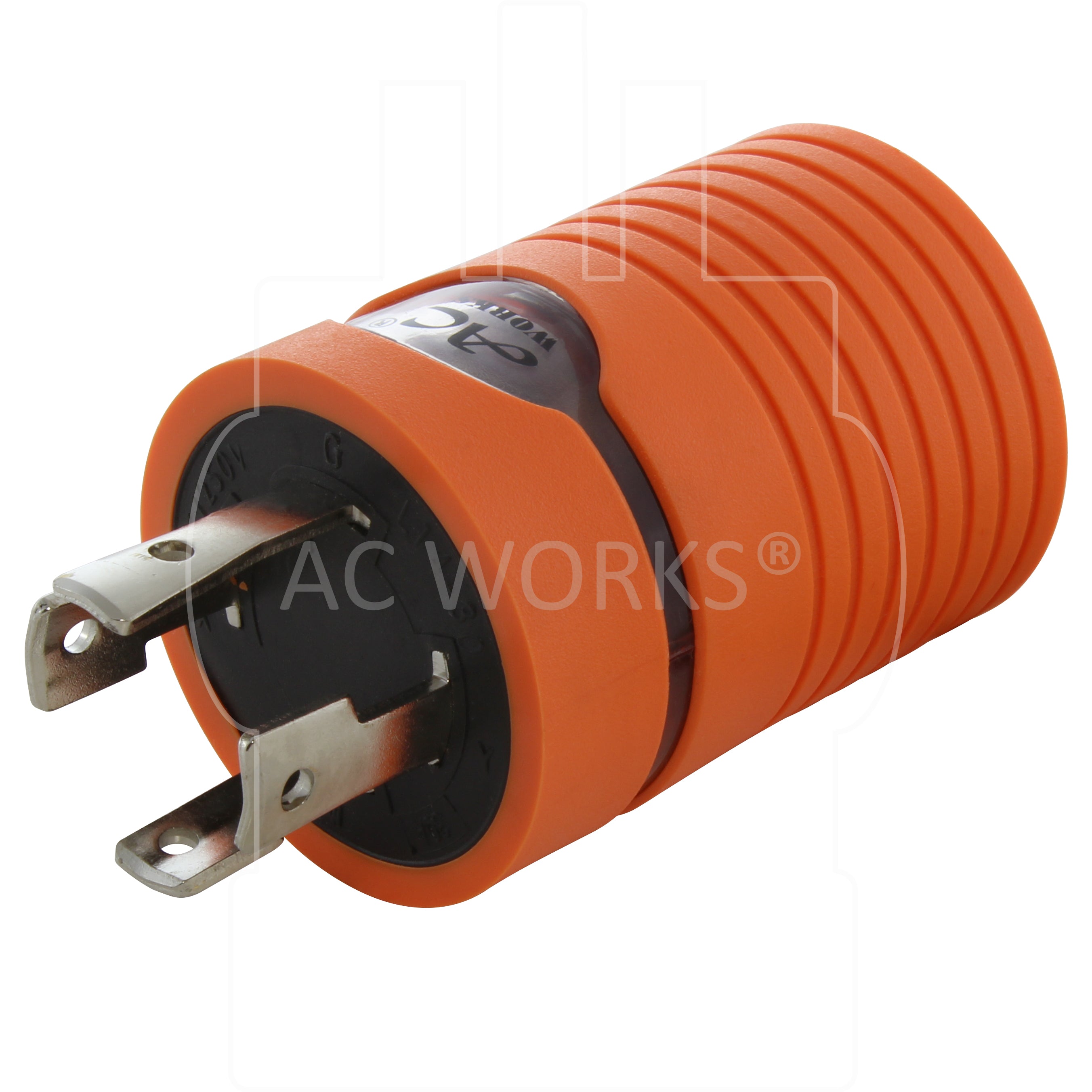 AC WORKS® Updated Compact Adapter With Power Indicator Lights