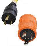 AC Works, AC Connectors, Orange Adapter, Locking Adapter, Marine Shore Adapter, L5-20R to L5-30P