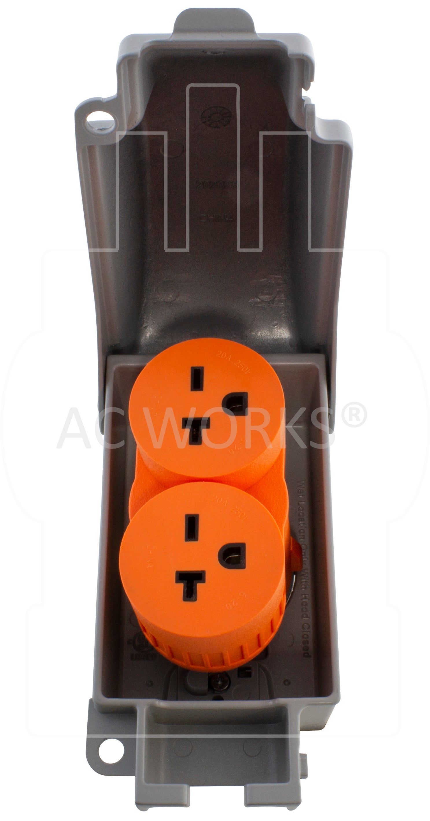 NEMA L6-30 Outlet to Two NEMA 6-20 Connectors