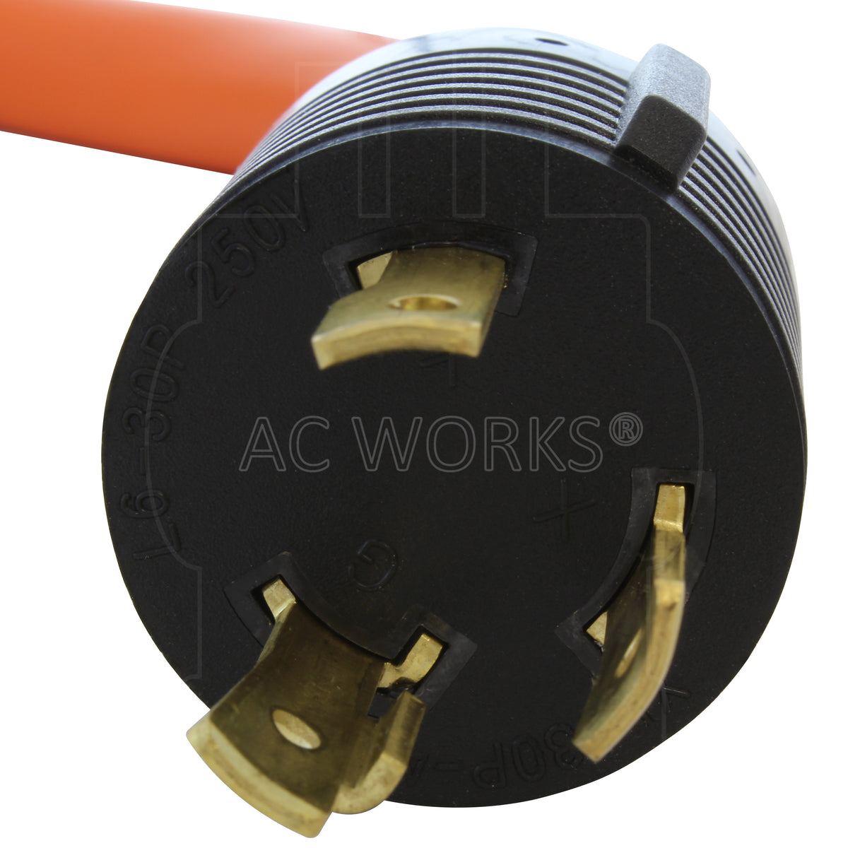 AC WORKS 30A 250V 3-clavija 6-30P enchufe a 6-15/20 20A 250V  HVAC/herramientas eléctricas/adaptador de carga EV (flexible con  interruptor de 20A)