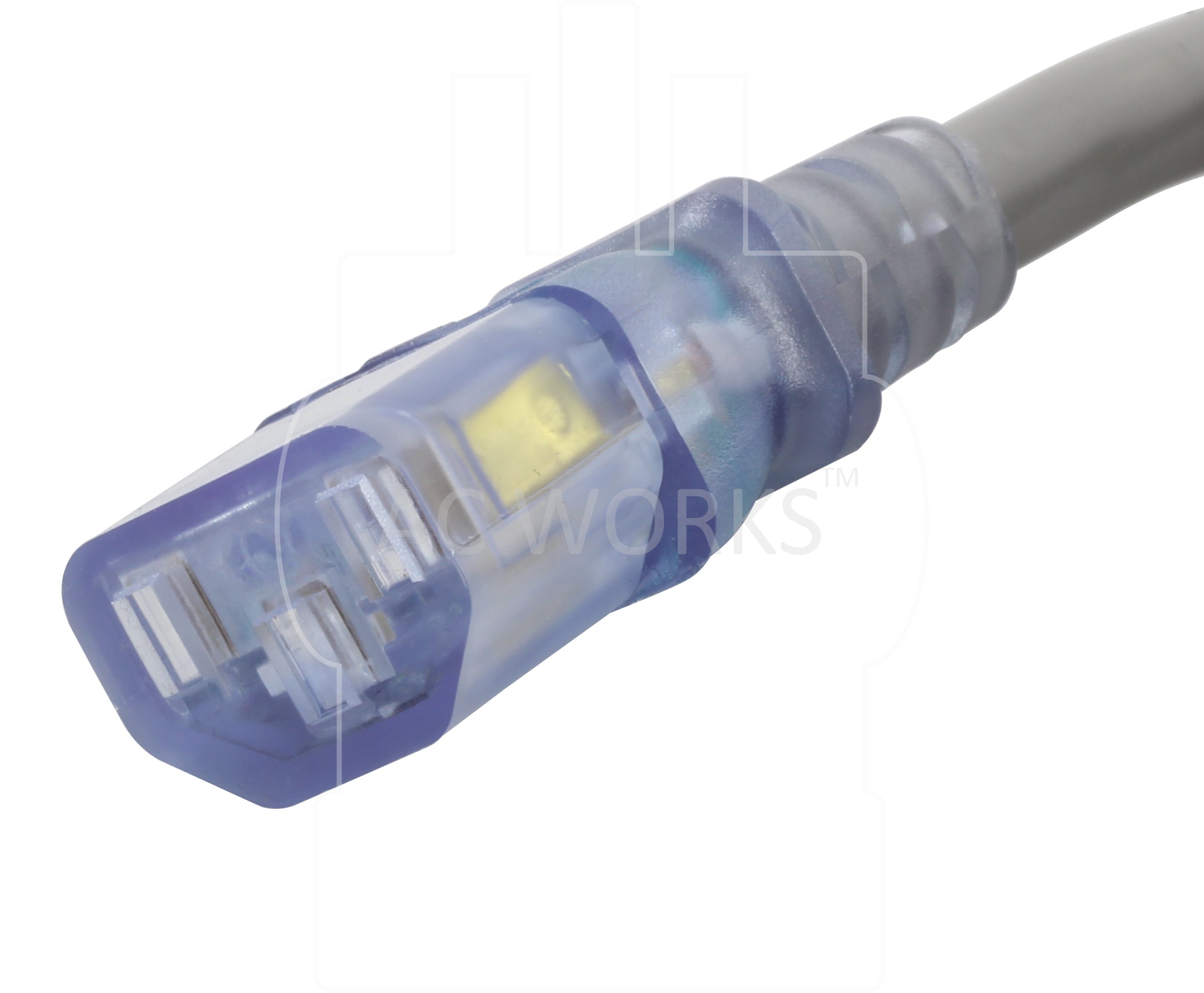 AC WORKS® 13A 16/3 Medical Grade Power Cord With IEC C13 Connector