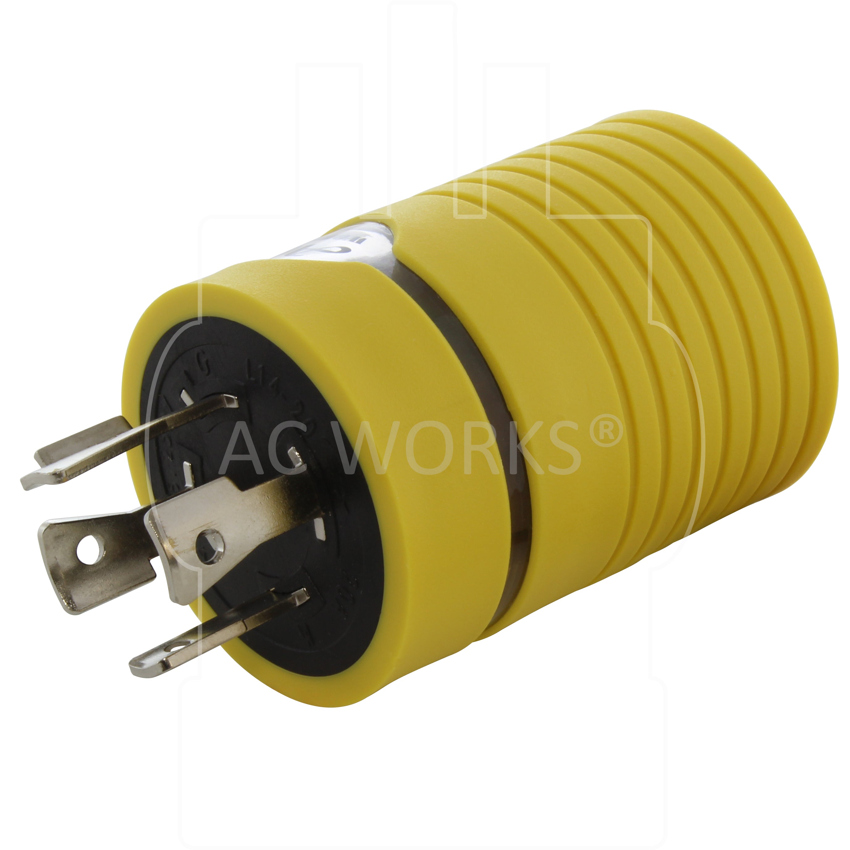 twist lock adapter for generator outlet