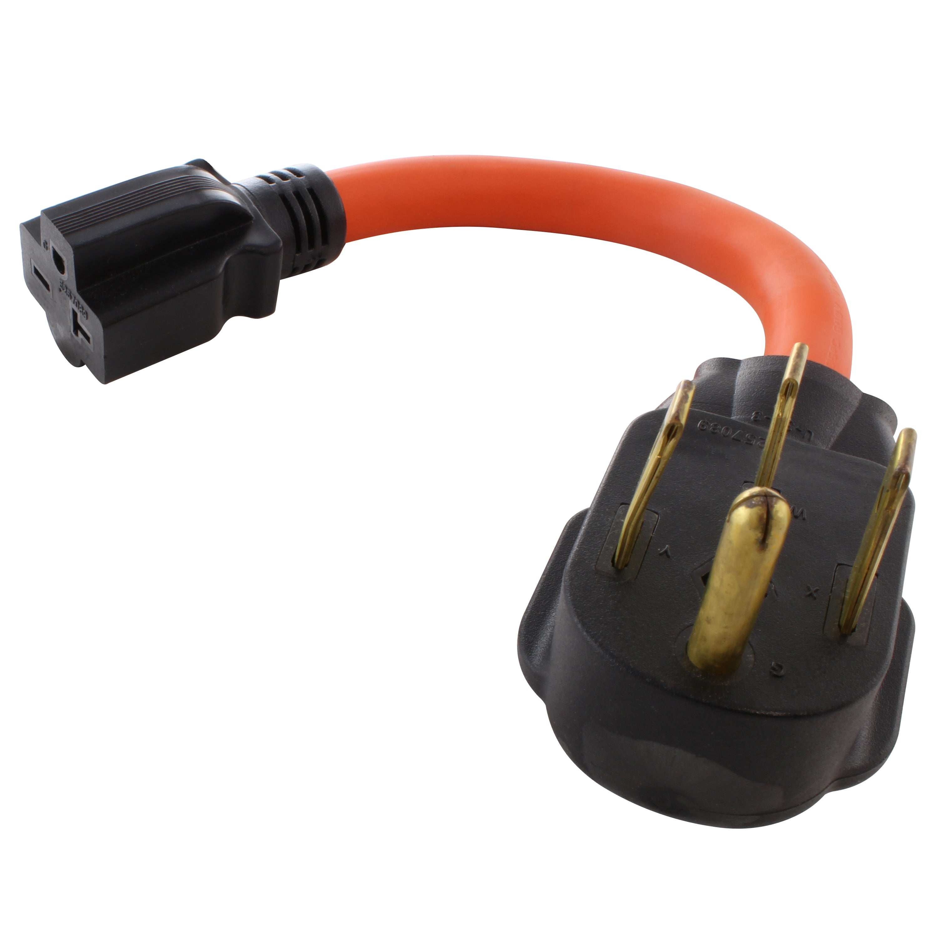 AC WORKS® [S1450620-012] 1FT STW 10/3 RV/ Range NEMA 14-50P 50A