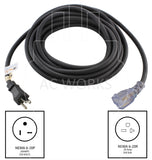 NEMA 6-20 extension cord, power tool extension cord