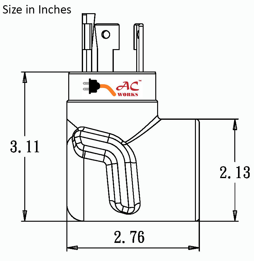 AC Connectors, AC Works, welder adapter, orange adapter, WDL630650,