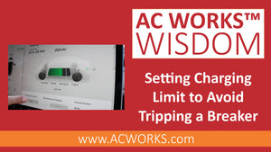 AC WORKS® Wisdom: How to Set the Charging Limit on a Tesla to Avoid Tripping your Breaker