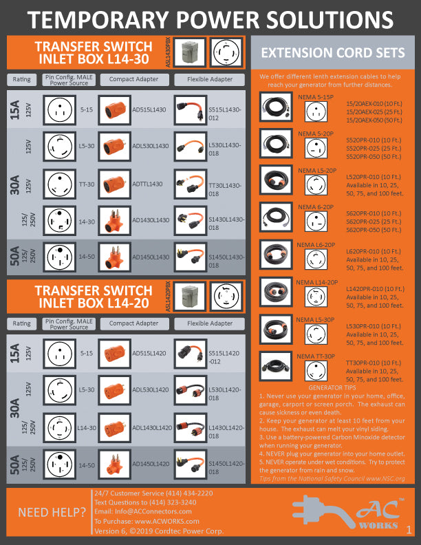 Download: Temporary Power Product Sheet