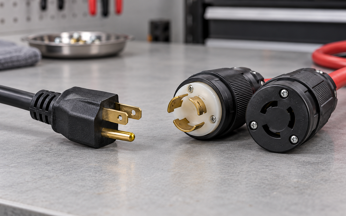 Twist-Lock vs. Straight-Blade Connectors: NEMA Plug Basics – AC Connectors