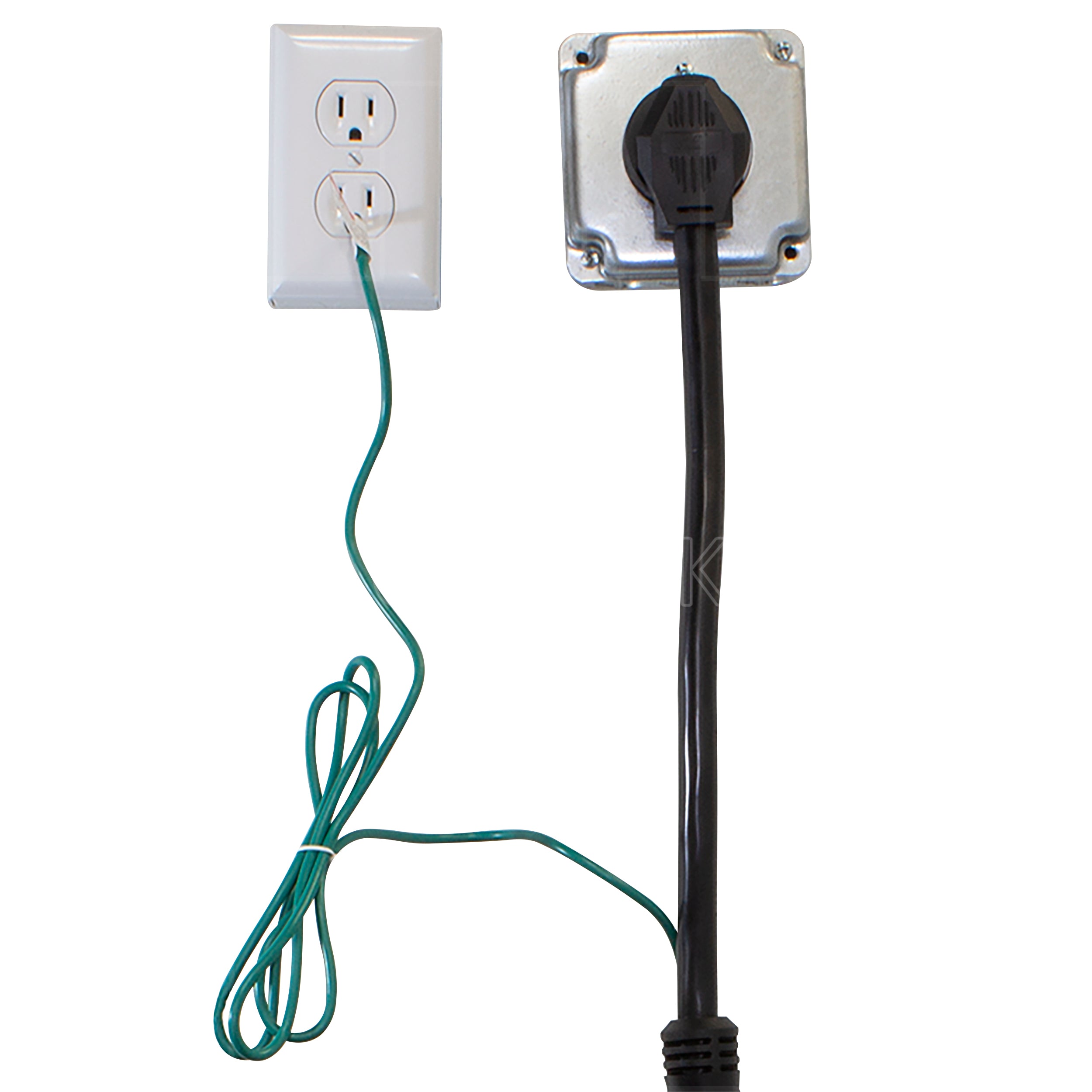 50A NEMA 10-50 Plug to Two 20A Household Connections With 20A