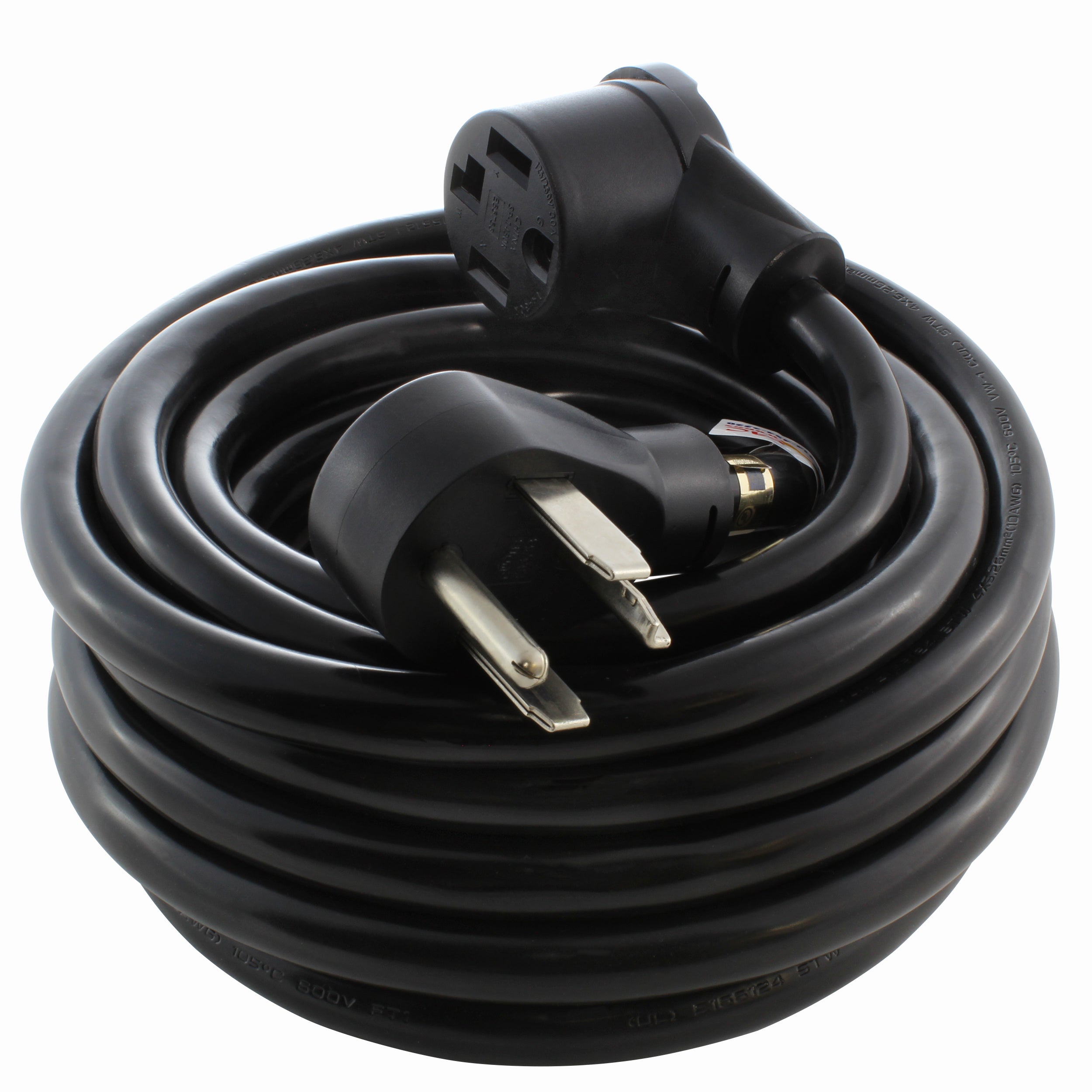 AC WORKS® 30A 125/250 Volt NEMA 14-30 4-Prong Dryer Extension Cord – AC ...