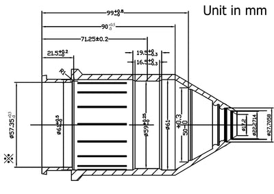 AC WORKS® [50ARCV] 50A 4-Prong Locking Plug/Connector Weather Boot With Ring