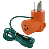 220V to 110V adapter with ground wire