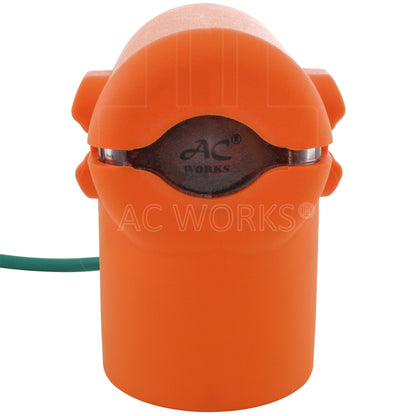 AC WORKS® brand adapter with power indicator