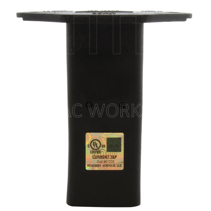 AC WORKS® [AD1308-FG] IEC C14/ SHEET E with Mounting Holes to U.S. Household NEMA 5-15R Connector