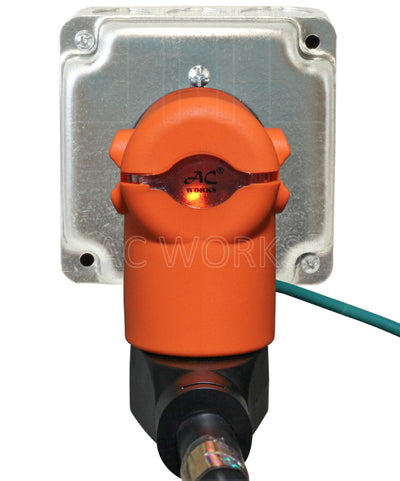 AC WORKS® [AD14301030] 4-Prong NEW Dryer Plug to 3-Prong OLD Dryer Socket Adapter