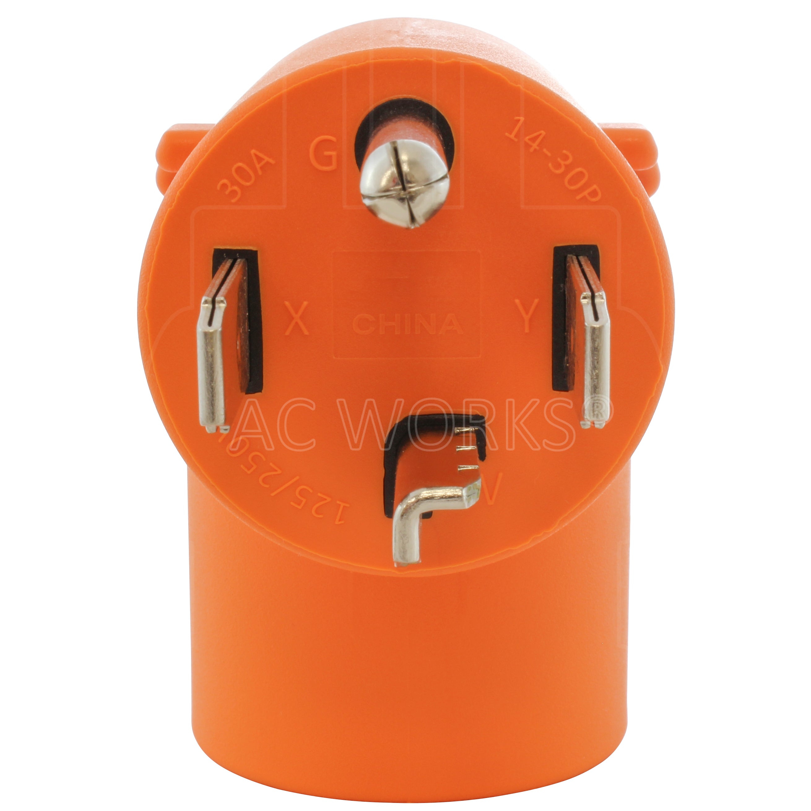 NEMA 14-30P 30A 125/250V 4-prong male plug