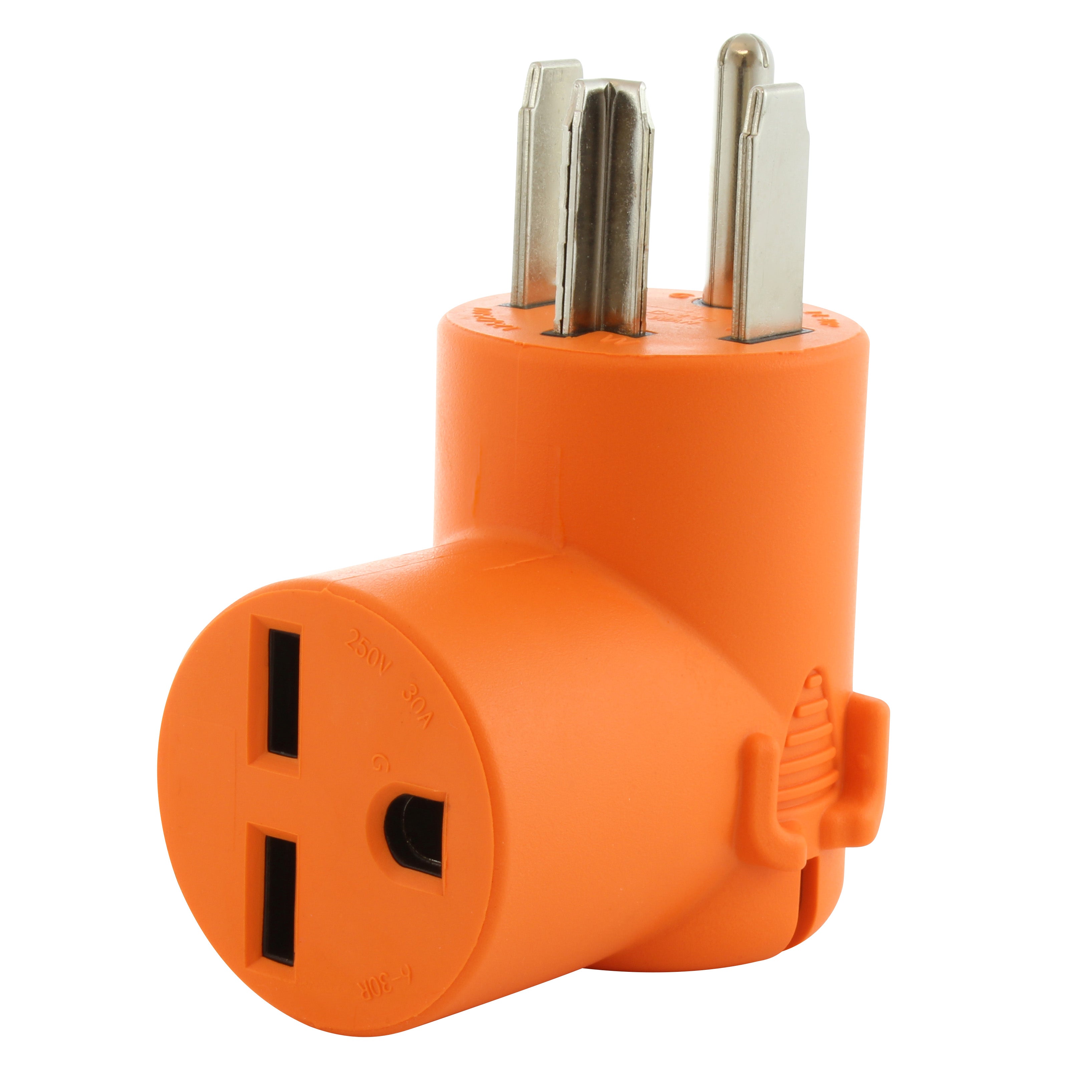 AC WORKS® [AD1430630] 4-Prong Dryer 14-30P Plug to 6-30R 30 Amp 250 Volt HVAC Female Adapter