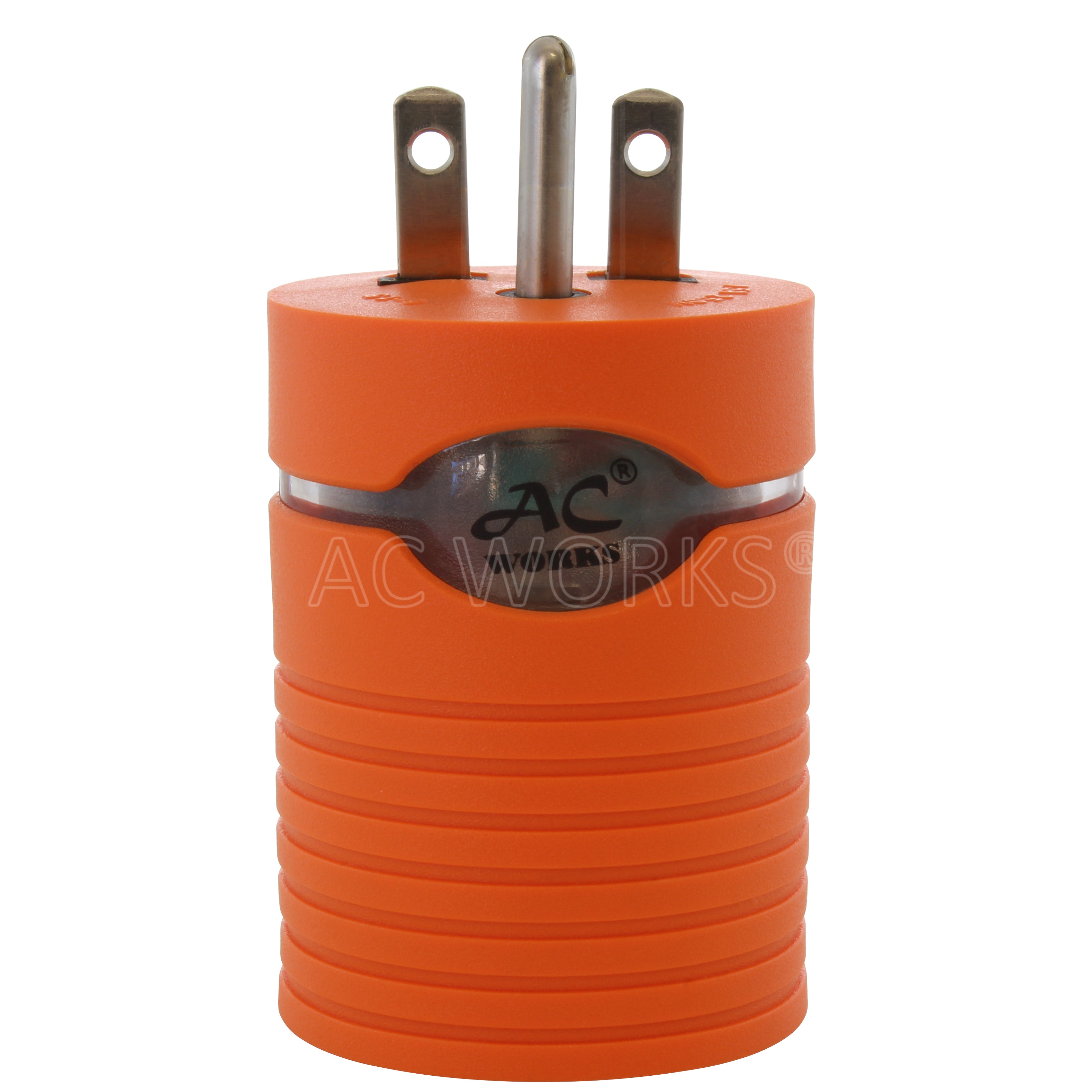 AC WORKS® [AD615L615] Adapter NEMA 6-15P 15A 250V Male Plug to Locking Female L6-15R 15A Connector