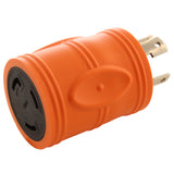 AC WORKS® [ADL1430L530] Adapter L14-30P 30A 125/250V 4-Prong Plug to L5-30R 3-Prong 30A 125V Adapter