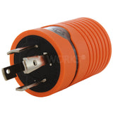 4-prong to 3-prong locking orange adapter