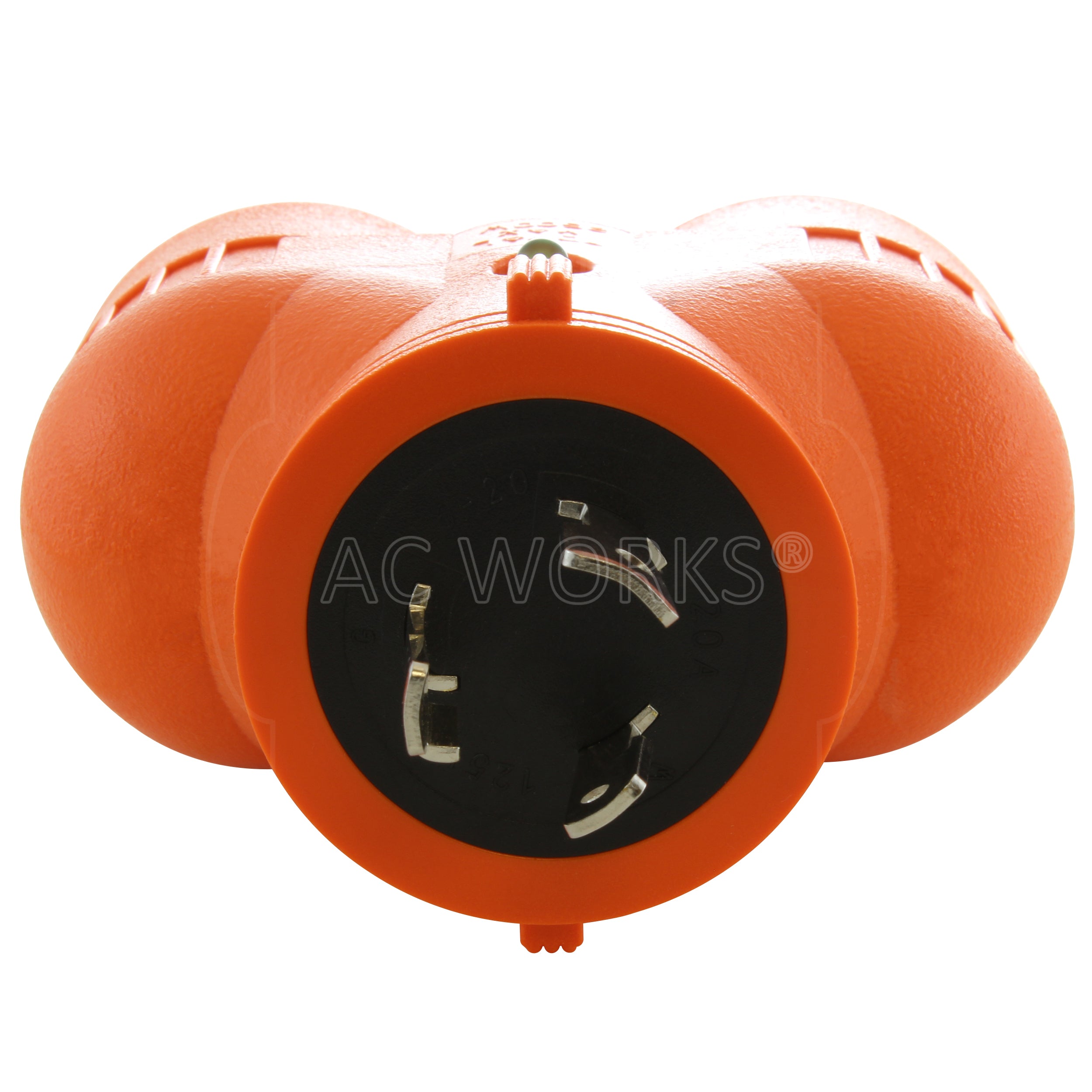L5-20 to TWO V-DUO 5-15/20 Generator Adapater |AC WORKS® – AC