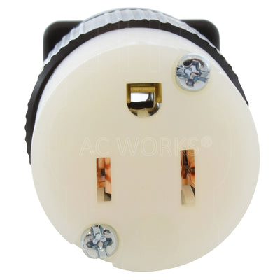 DIY household female connector, household connector assembly, replacement household connector for extension cord