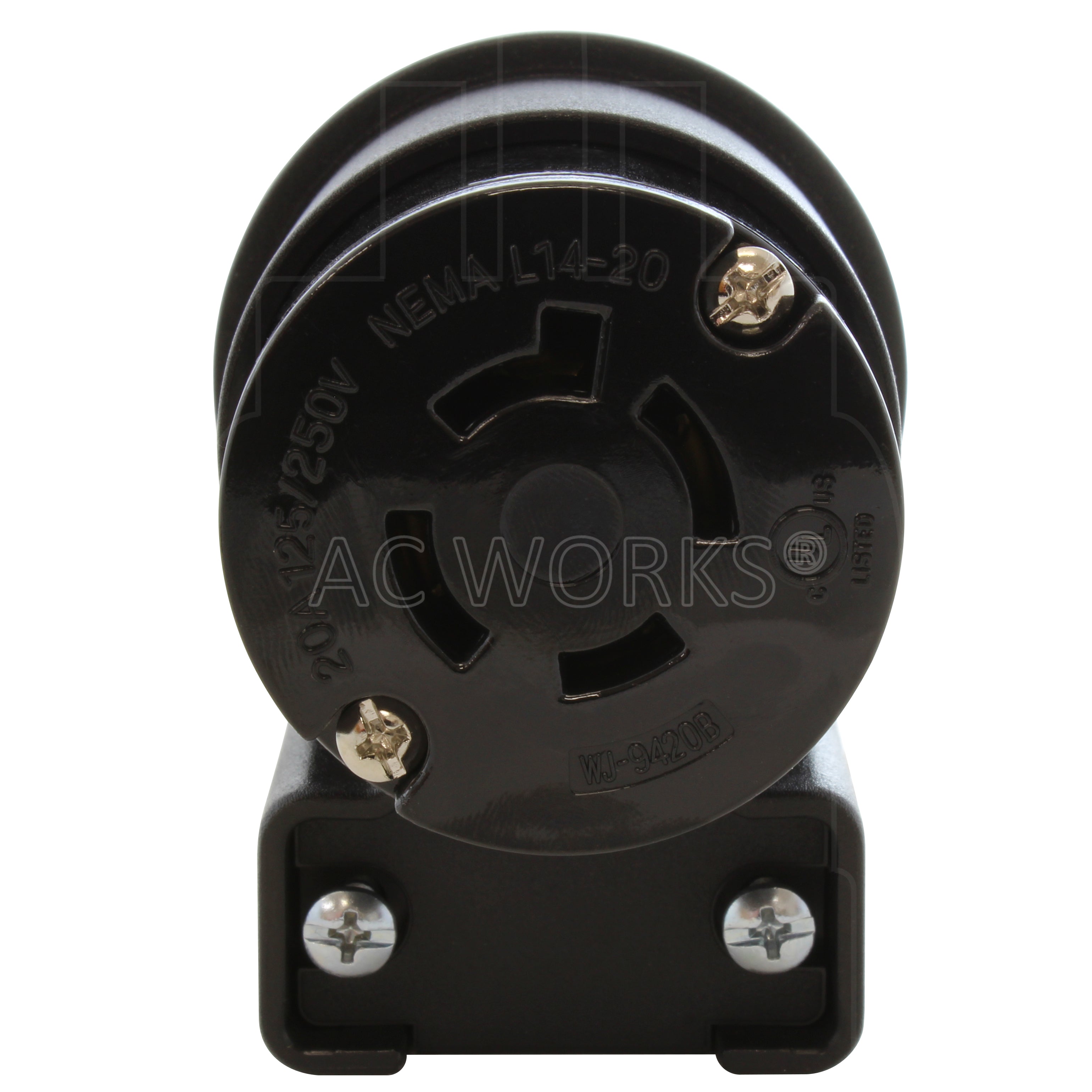 4-prong locking female connector