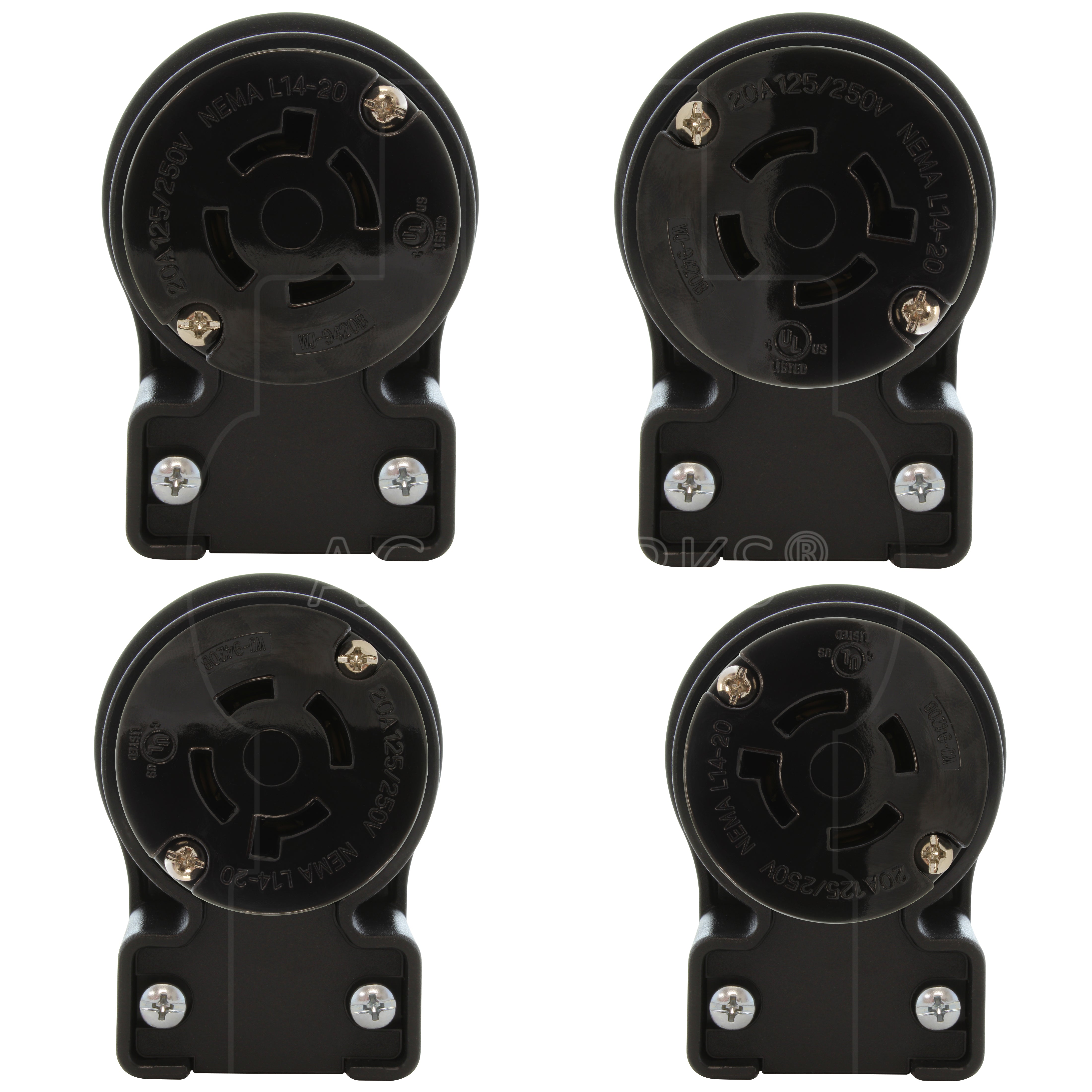 4 different angles for connector