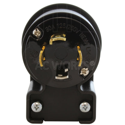 4-prong 30A generator locking plug