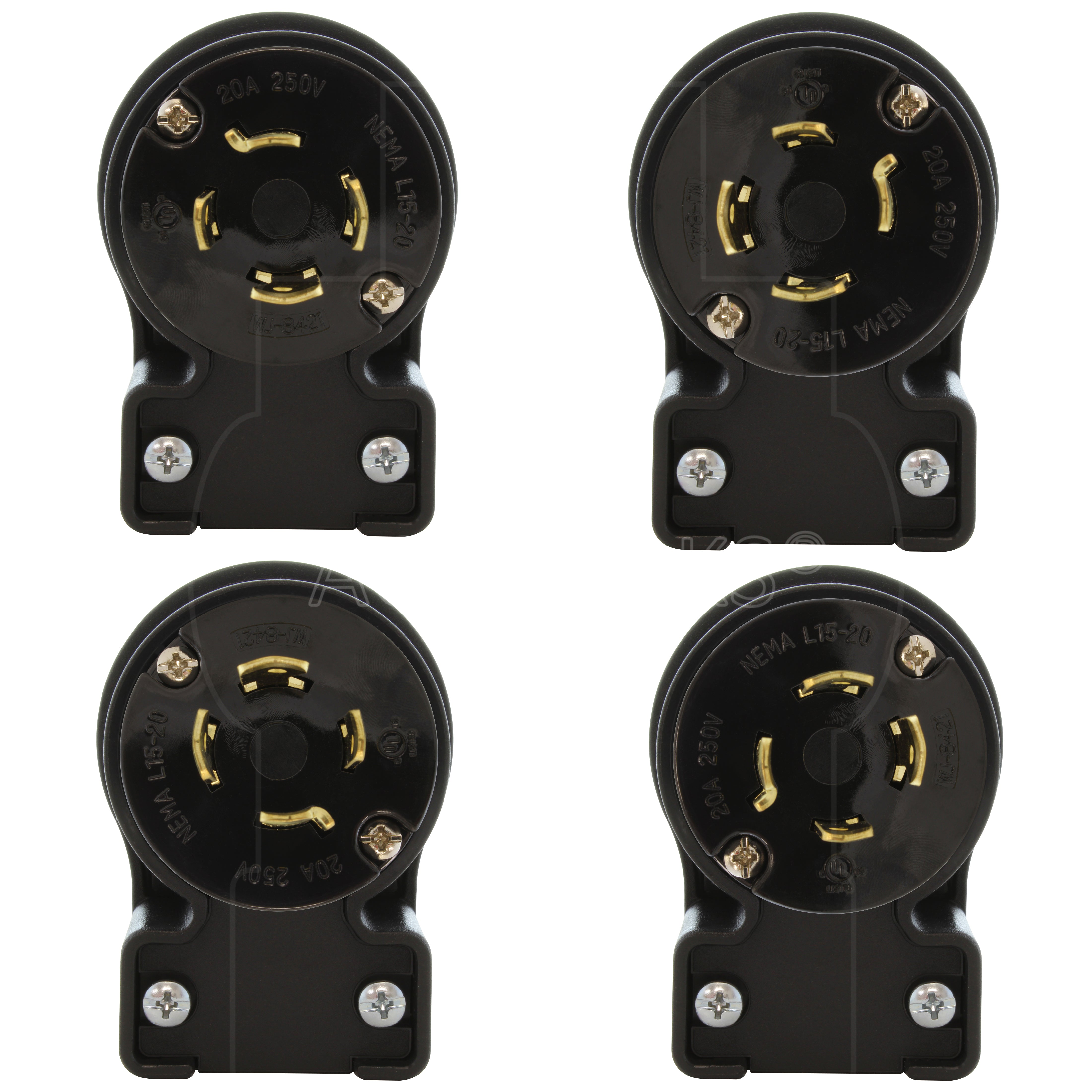 4 different angles for plug