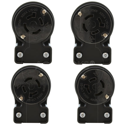 4 different angles for connector