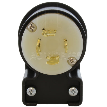 4-prong locking male plug assembly