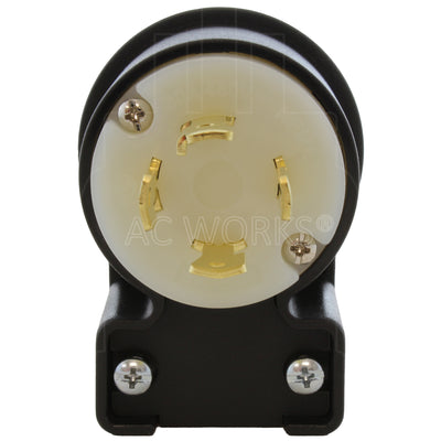 4-prong locking male plug assembly