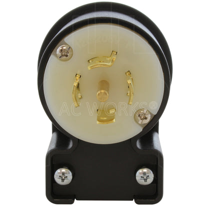 5-prong locking male plug assembly