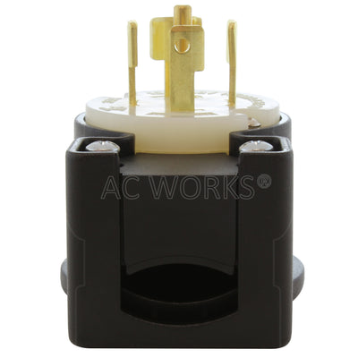 Spina Elettrica Industriale AC WORKS NEMA L21-30P – 30A, 120/208V, 3 Fasi, 5 Poli, Nero - Foto 6